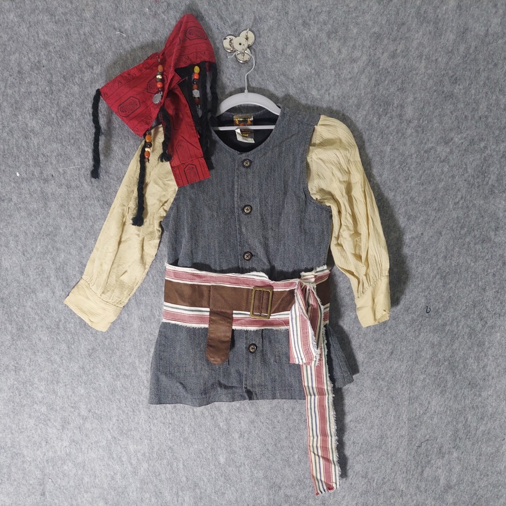 Disney Kids Jack Sparrow Pirate of the Caribbean Costume 4 Adventure Headpiece